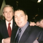 DEA S/A and ESFLEA Pacific Far East Director, Glenn Moore with President George Bush.