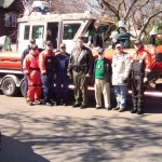 Rochester, NY 2009 St Patrick's Day Parade, U.S. Coast Guard with John Kinane & Paul McElvein.